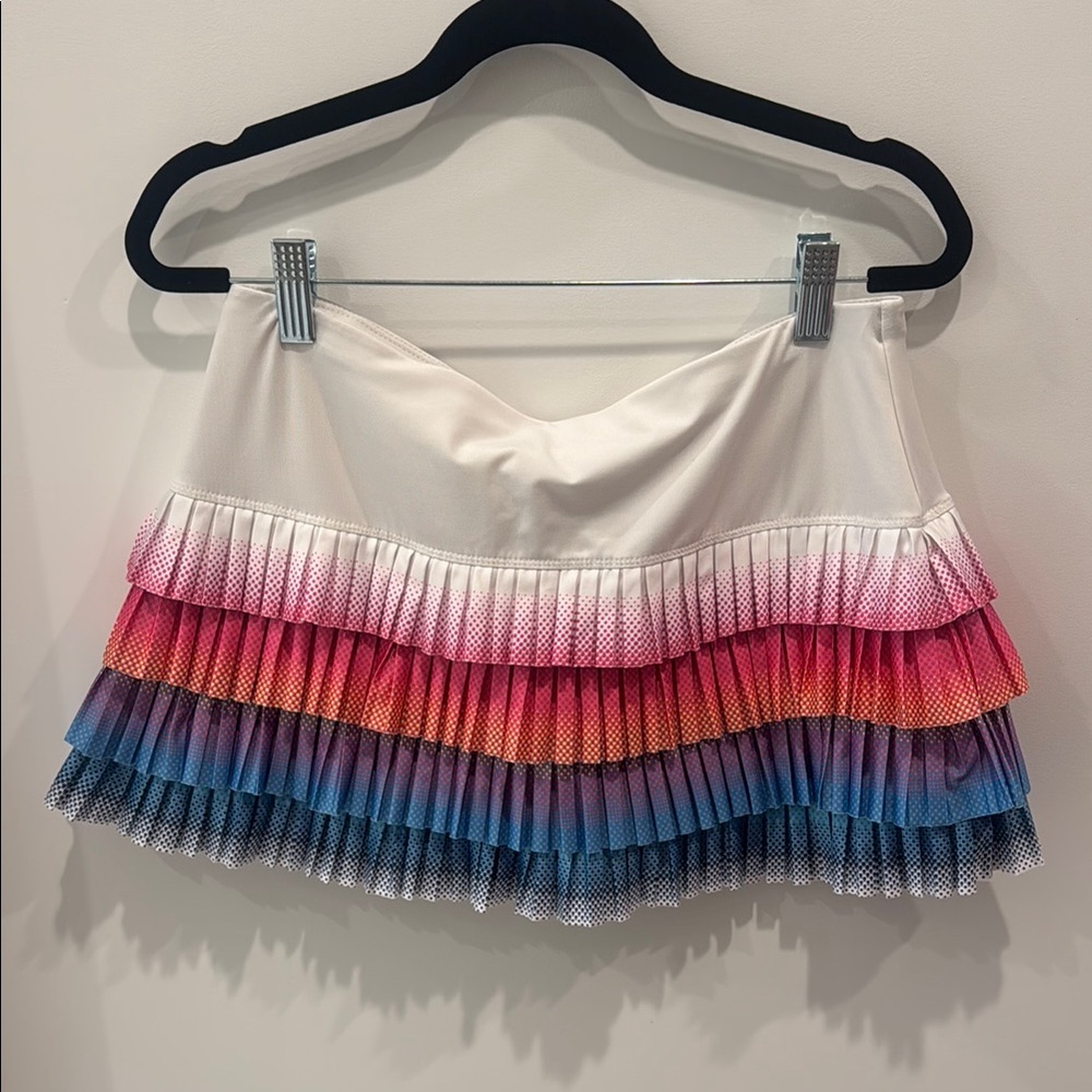 Lucky in Love Multicolor Layered Tennis Skirt